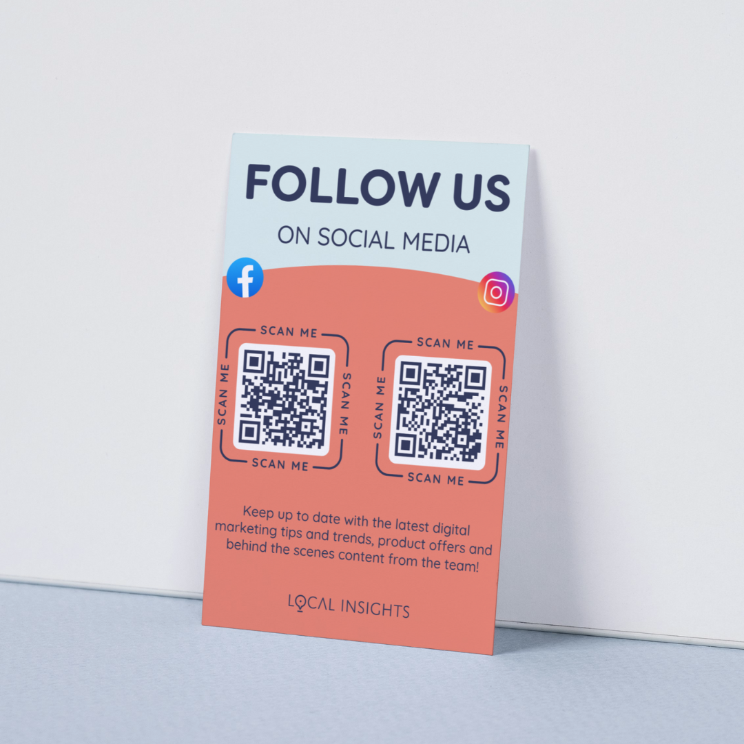 QR Poster + Business Card