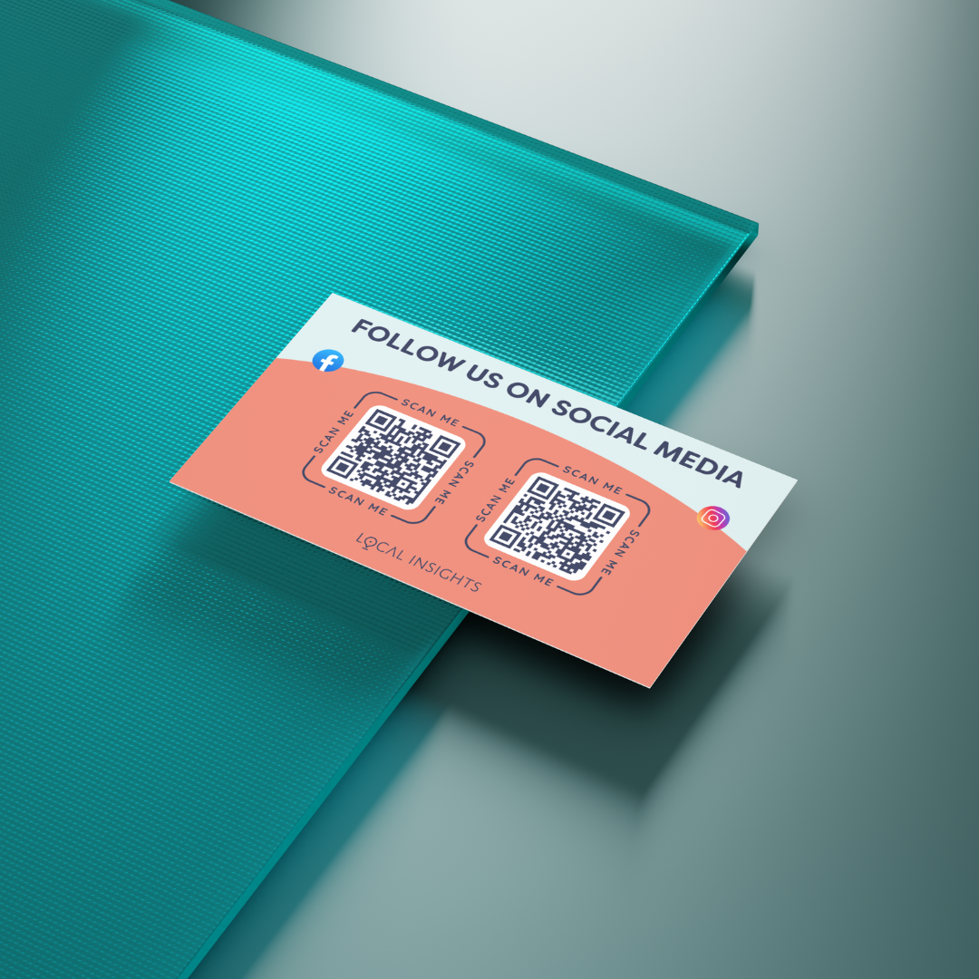 QR Poster + Business Card