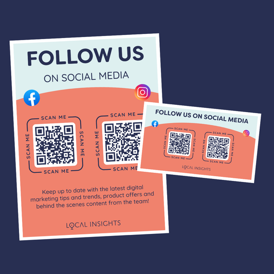 QR Poster + Business Card