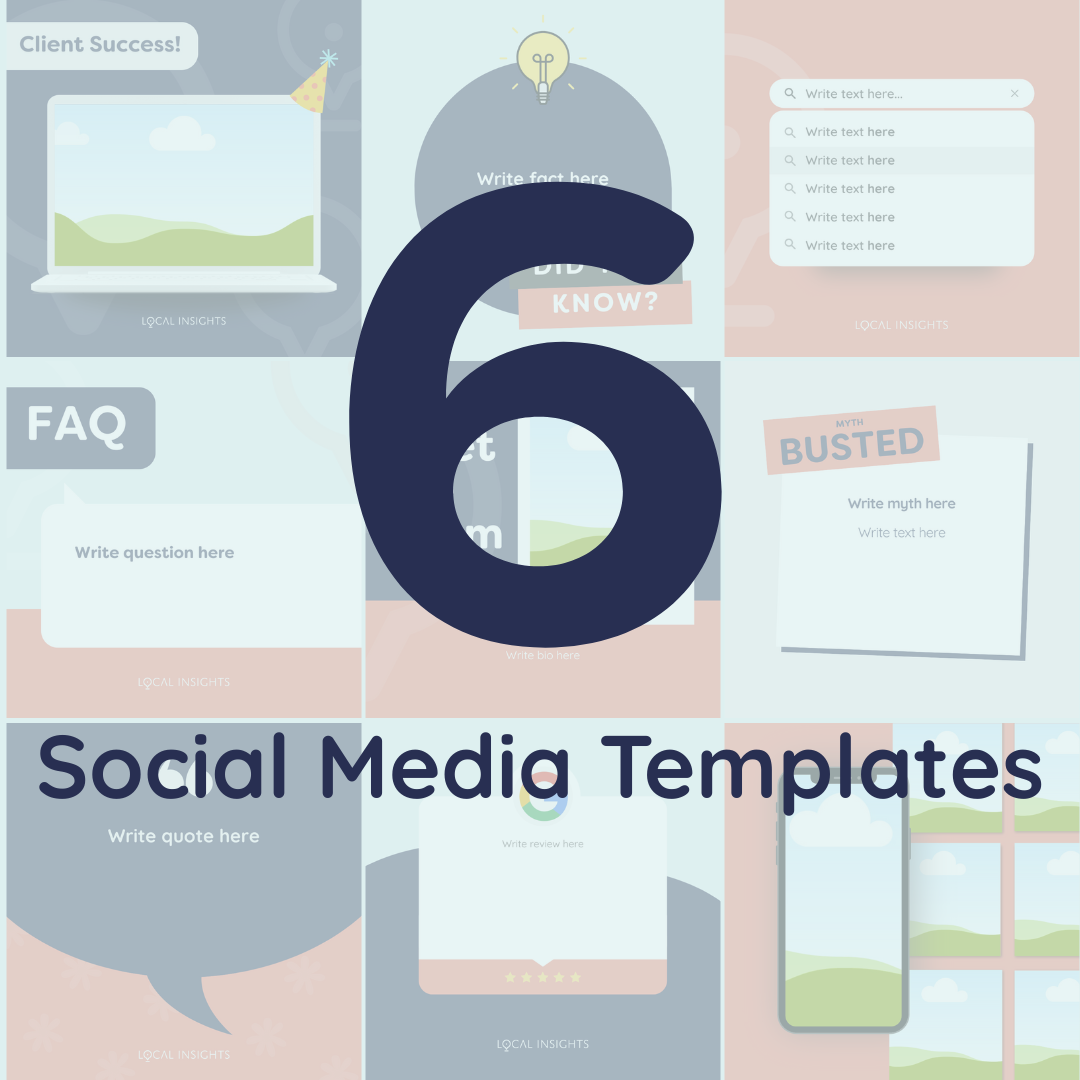 6 Social Media Templates