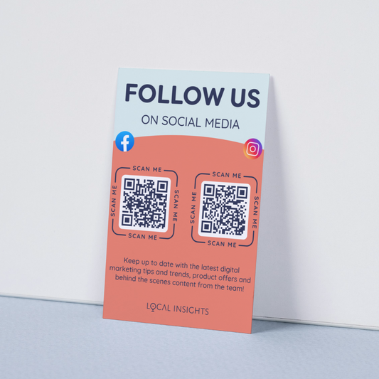 QR Poster + Business Card